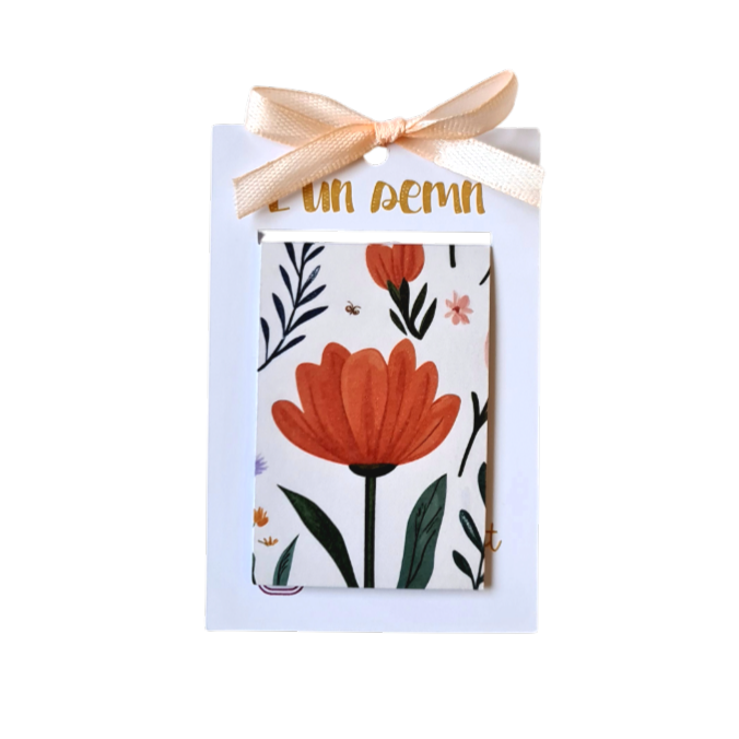 Semn de Carte Magnetic Floare de Mac