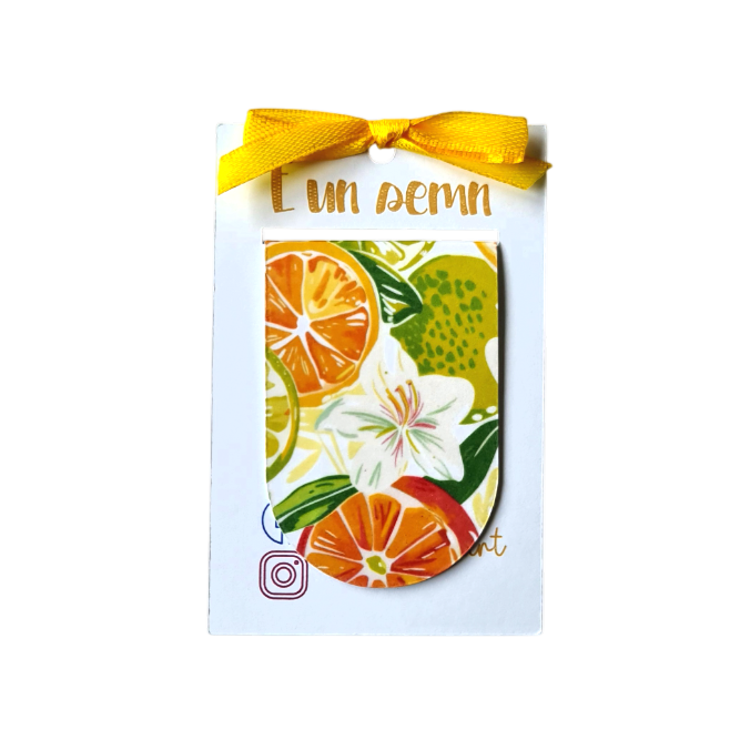 Citrus Magnetic Book Sign