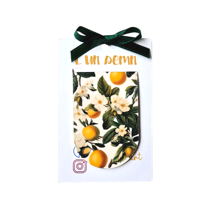 Lemon Magnetic Bookmark