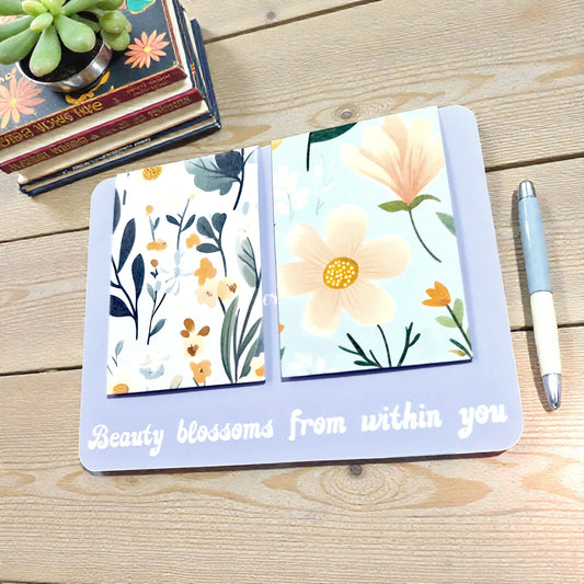 Set semne de carte magnetice handmade cu design floral, cadou inspirat pentru mama, soră sau prietenă