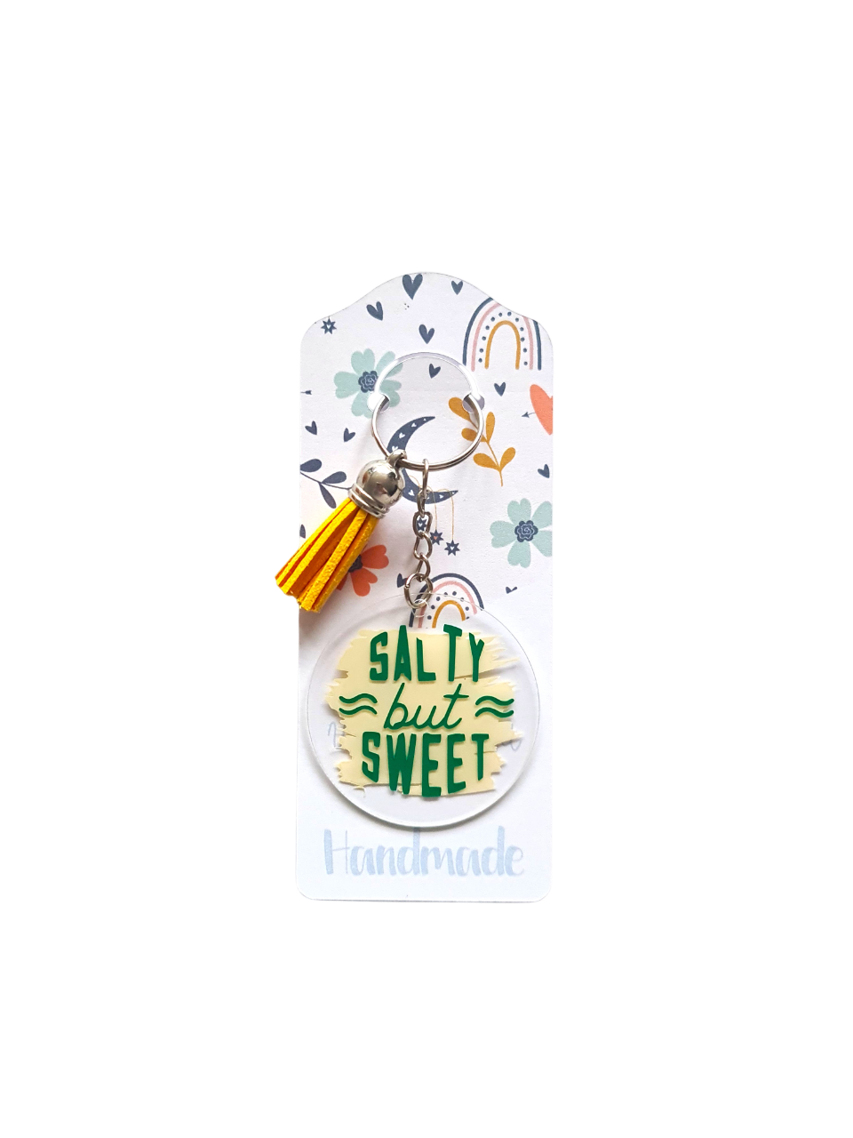 Acrylic keychain "Salty but Sweet"