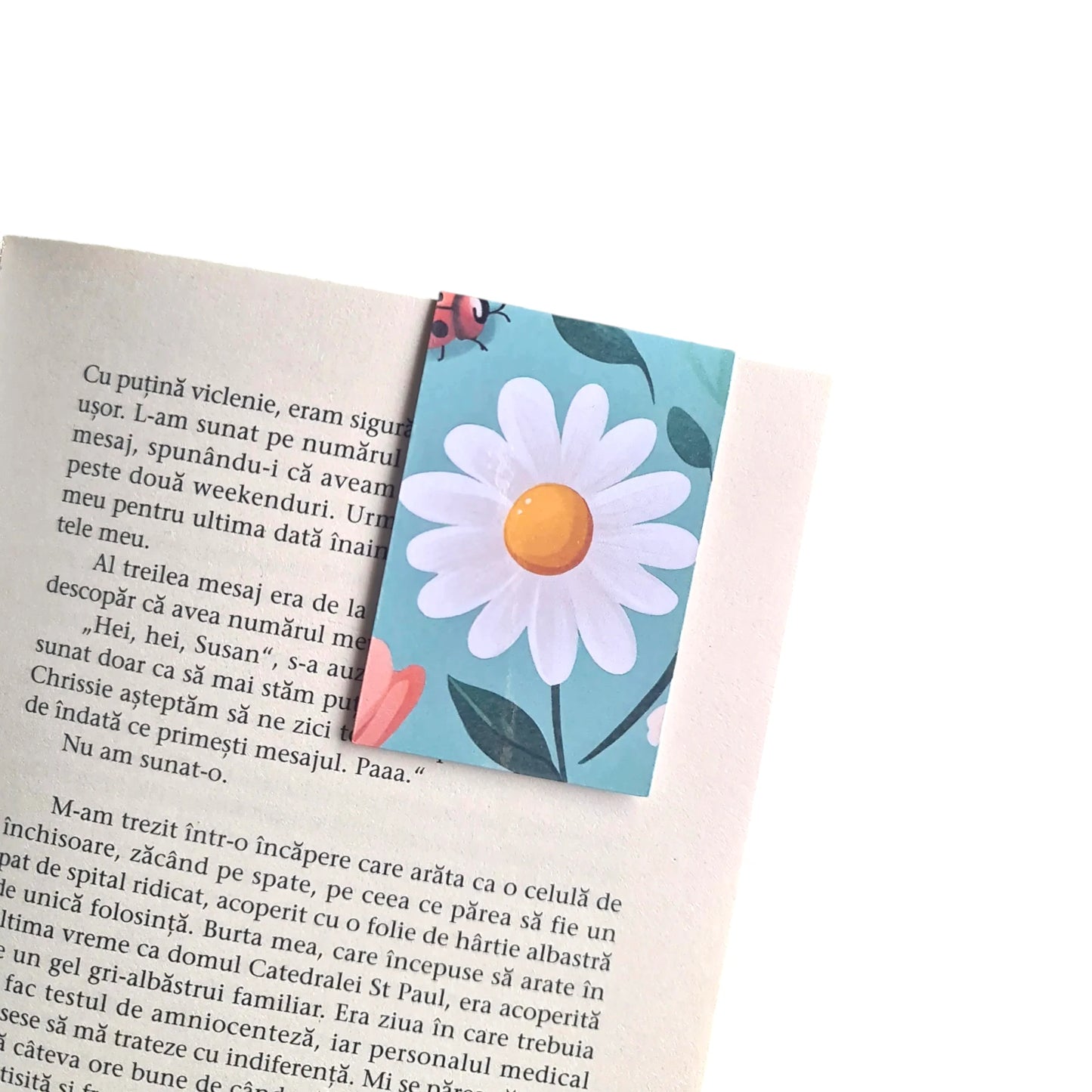 Cadou complet verde pastel: planner magnetic A5, semn de carte handmade, magnet decorativ și felicitare 3D.
