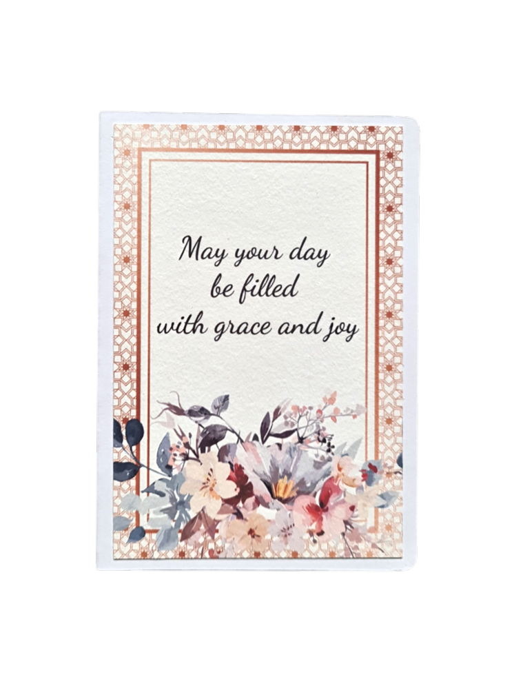 Handmade card "May your day be filled with grace and joy"
