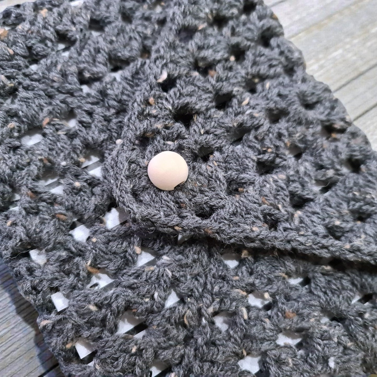 Husă Croșetată Gri