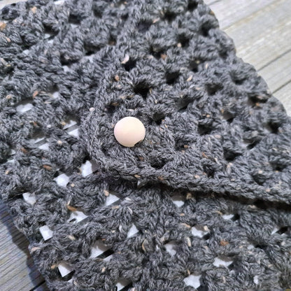 Husă Croșetată Gri