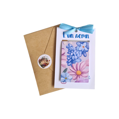 Semn de carte floral zambile, magnetic și delicat, ideal pentru ea și iubitorii de cărți