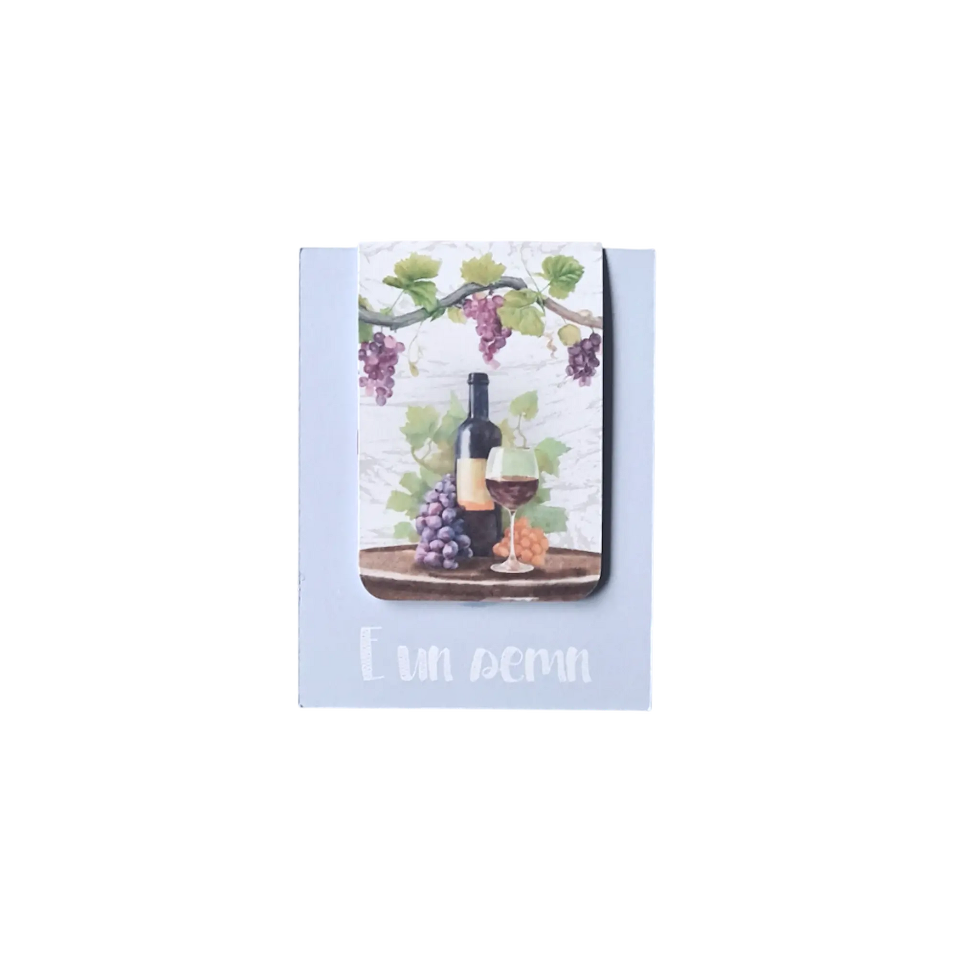 Semn de carte magnetic handmade pentru bărbați, design original cu aer rafinat, accesoriu elegant pentru lectură, colecția Silentium