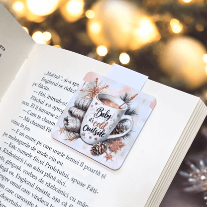 Semn de carte magnetic „Baby it's cold outside”