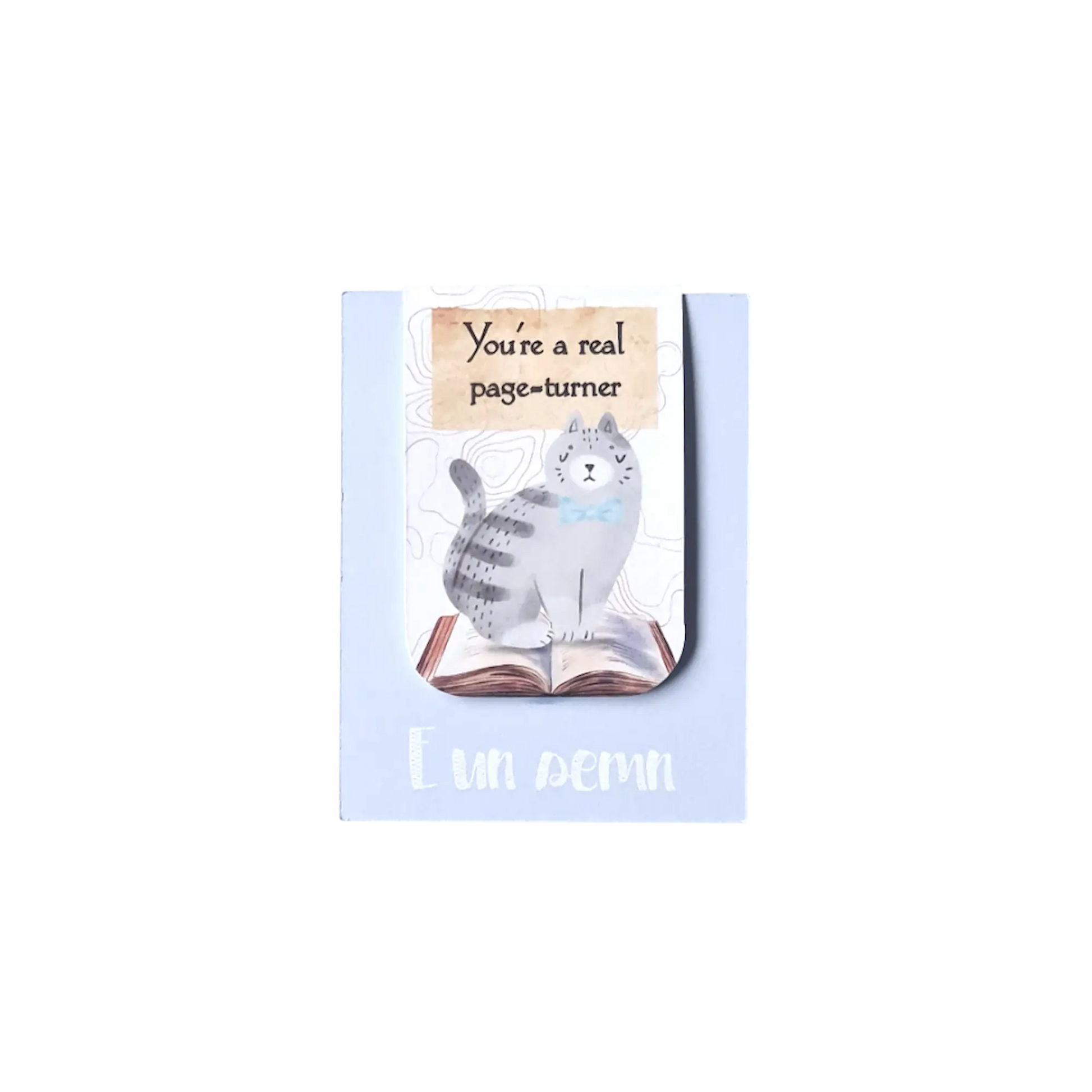 Semn de carte magnetic handmade cu design original, cadou pentru jumătatea ta pasionată de lectură, colecția Capitol de iubire