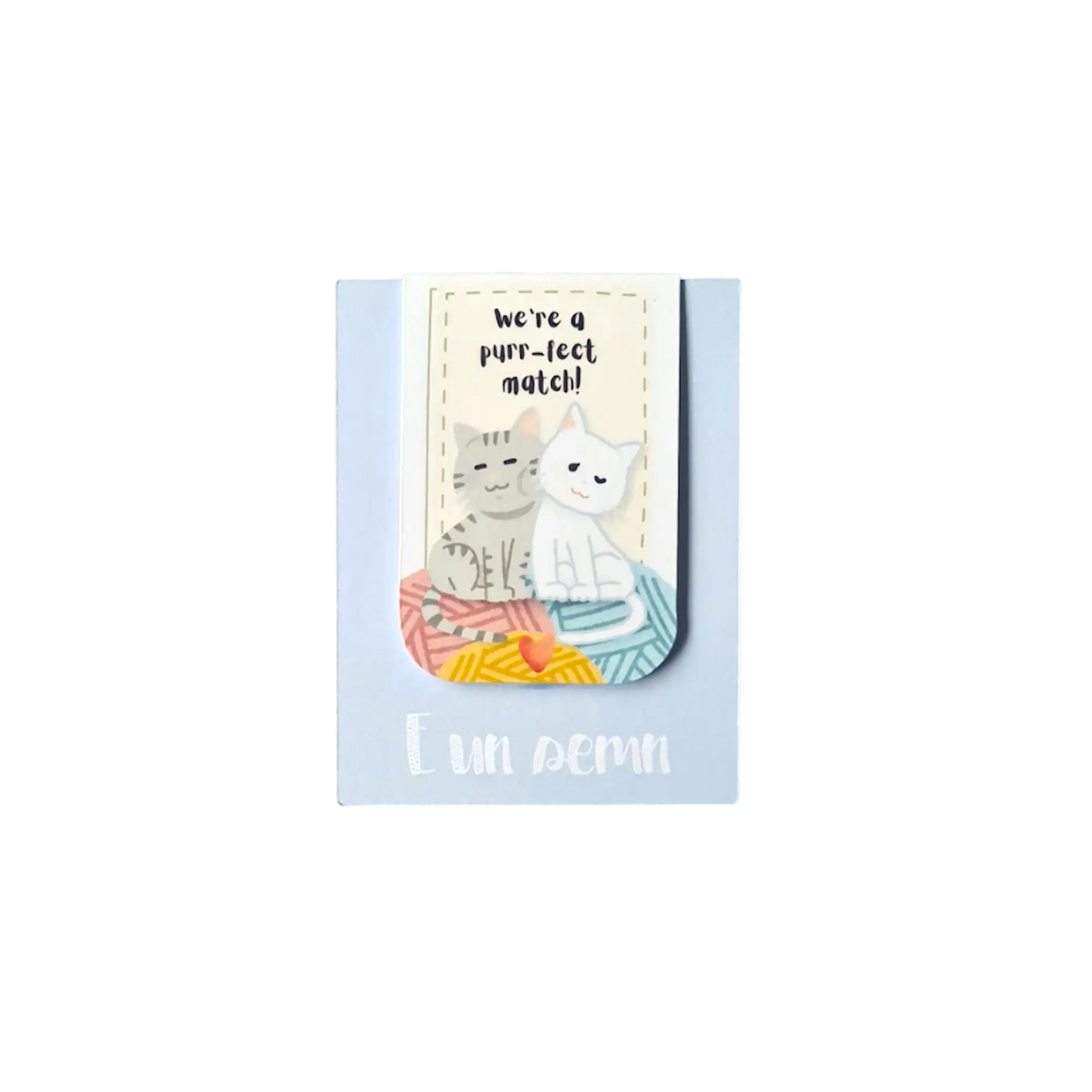 Semn de carte magnetic handmade cu design original, cadou romantic pentru jumătatea ta, colecția Capitol de iubire