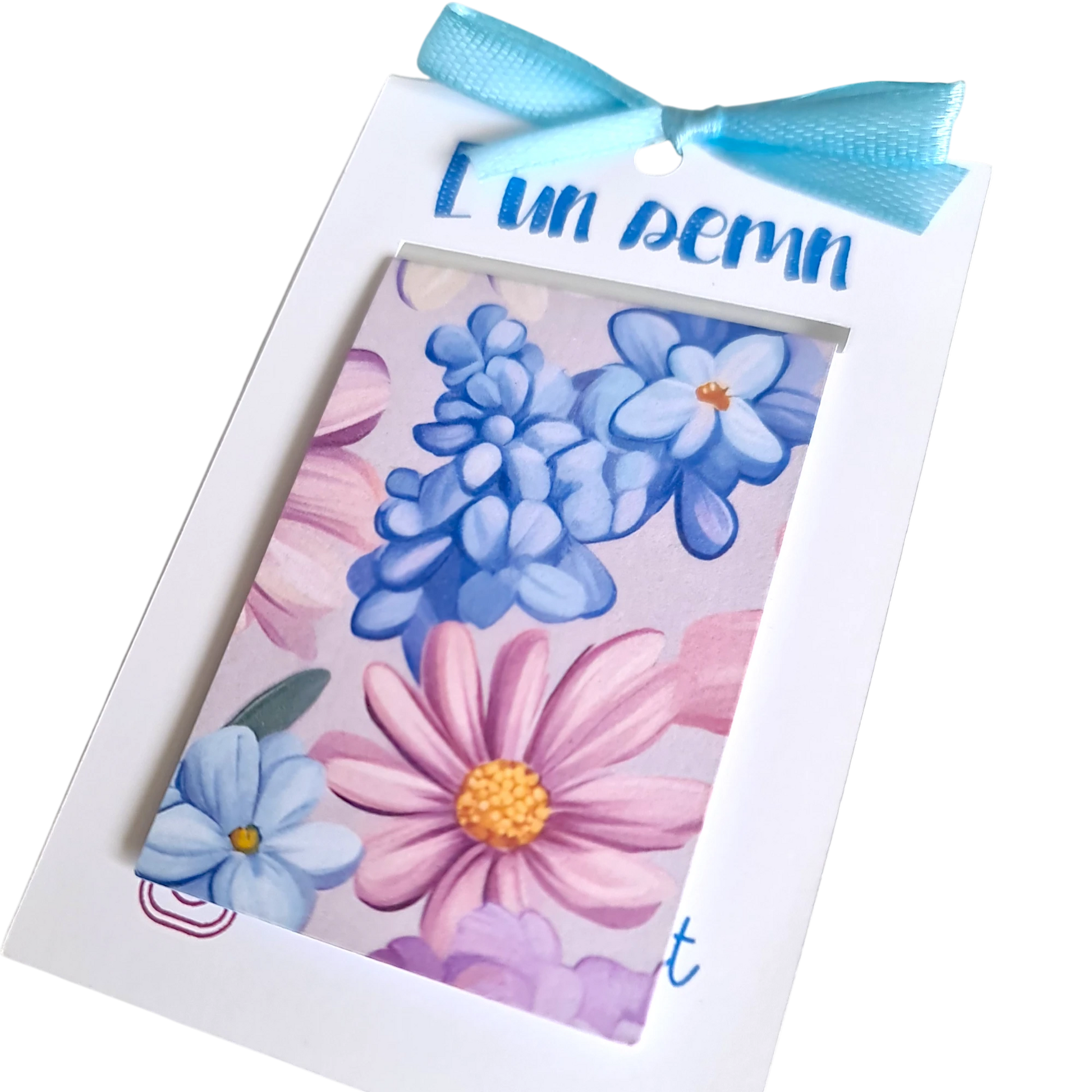Semn de carte magnetic cu zambile, cadou simbolic de primăvară pentru cititoare, pentru ea