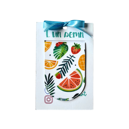 Semn de Carte Magnetic Fructe Colorate
