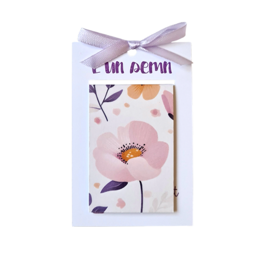 Semn de Carte Magnetic Floare roz Pastel